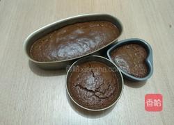 巧克力海绵小蛋糕的做法图解1