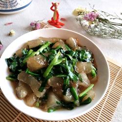 韭菜炒焖子的做法[图]
