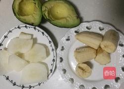 牛油果香蕉果汁的做法图解3