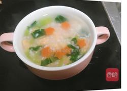 鲜虾面絮汤的做法图解7