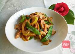 雷笋肉片炒荷兰豆的做法图解15