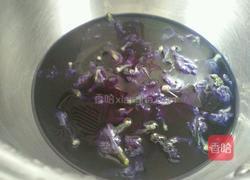 蝶豆花菠萝寿司的做法图解2