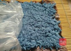 蝶豆花菠萝寿司的做法图解5