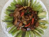 黄油焖肉片