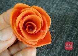 红罗卜片接花的做法图解4