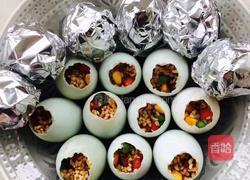 咸鸭蛋蒸什锦米饭的做法图解5
