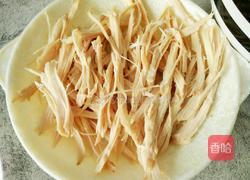 减脂瘦身沙拉之鸡丝苦菊的做法图解2