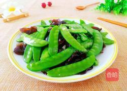 荷兰豆炒木耳的做法图解13