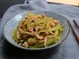 西芹炒肉丝