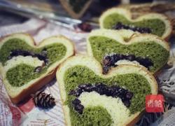 蜜豆椰蓉抹茶吐司的做法图解12