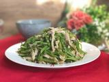 菠菜梗炒肉