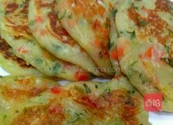 蔬菜土豆饼的做法图解10