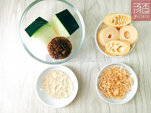 月子汤谱 三鲜冬瓜汤 补充氨基酸的做法大全【