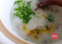 皮蛋瘦肉粥的做法图解6