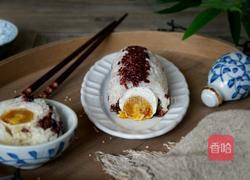 鸭蛋双米饭团的做法图解8
