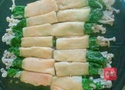 素煎豆卷金针菇的做法图解3