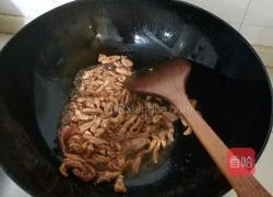 蒜苔炒肉丝的做法图解3