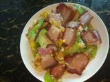 烟熏肉炒角瓜