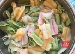蔬菜五彩浇汁面的做法图解5