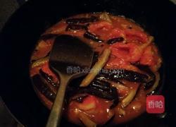 西红柿炒茄子的做法图解9