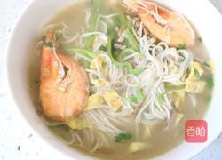 青椒肉丝鲜虾面的做法图解11