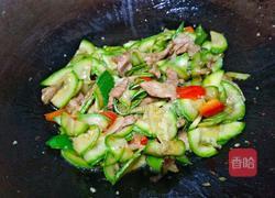 青红椒西葫芦炒肉片的做法图解19