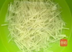 韭菜土豆丝饼的做法图解2
