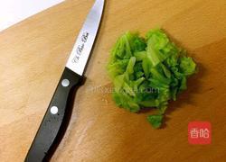 白菜泥米粉糊的做法图解3