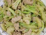 菜花炒肉