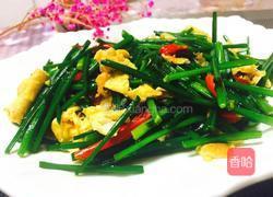 韮菜苗炒鸡蛋的做法图解8