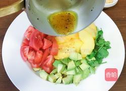 黄桃番茄牛油果沙拉的做法图解6