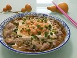 虾仁肉末蒸豆腐