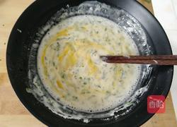 芹菜叶鸡蛋饼的做法图解5