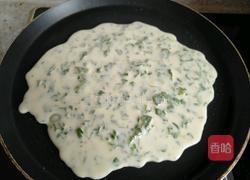 芹菜叶鸡蛋饼的做法图解8