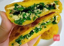 独家韭菜馅饼的做法图解3