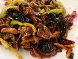 家常青椒炒鸡胗