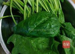 清炒菠菜的做法图解1