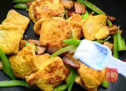 豆腐炒肉的做法图解7