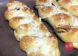 酥粒辫子豆沙面包的做法图解15