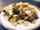 牛肉粒杏鲍菇