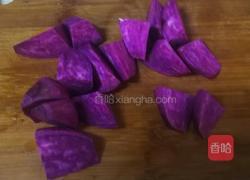 黑芝麻紫薯饼的做法图解3