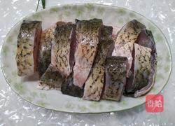 豆豉酱汁红烧草鱼块的做法图解2
