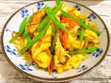 蛋炒四季豆