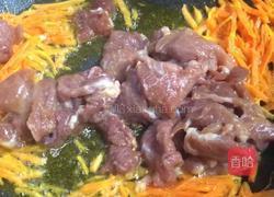 家常瘦肉炒面的做法图解4