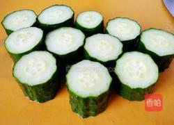 黄瓜酿肉的做法图解1