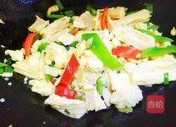 鸡蛋炒腐竹的做法图解12