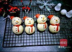 雪人棒棒糖馒头的做法图解17