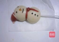 雪人棒棒糖馒头的做法图解18
