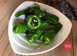 青椒酿肉的做法图解1