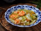 大白菜炒虾仁